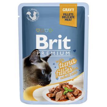 Brit Premium Cat Delicate Fillets ve šťávě s tuňákem 85g