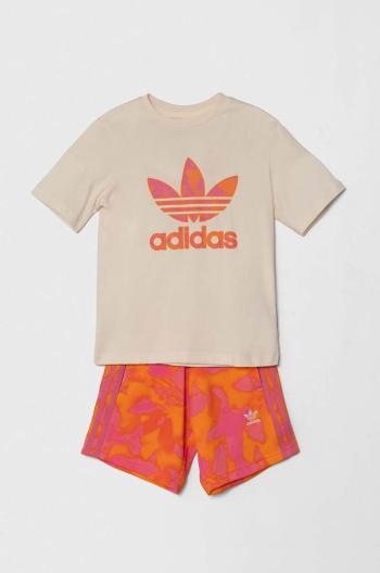 Dětská souprava adidas Originals růžová barva