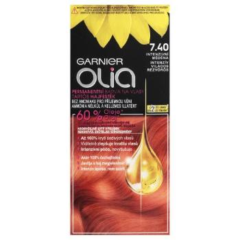 Garnier Olia 50 g barva na vlasy pro ženy 7,40 Intense Copper na barvené vlasy; na všechny typy vlasů