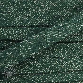Bavlnená šnůra plochá 20 mm Melir green