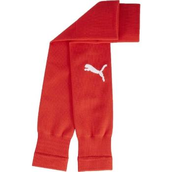 Puma TEAMGOAL SLEEVE SOCK Fotbalové štulpny, červená, velikost