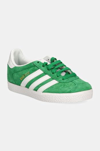 Dětské sneakers boty adidas Originals GAZELLE C zelená barva, IH9910