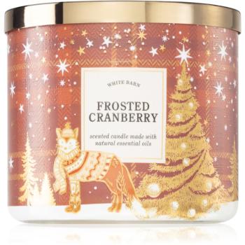 Bath & Body Works Frosted Cranberry vonná svíčka 411 g