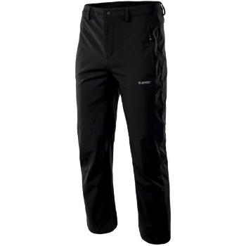 Hi-Tec MONTIN Pánské softshellové kalhoty, černá, velikost XL