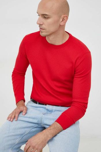 Tričko s dlouhým rukávem GAP červená barva