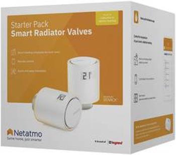 Sada bezdrátových termostatických hlavic a gateway Netatmo NVP01-DE, ovládaná smartphonem