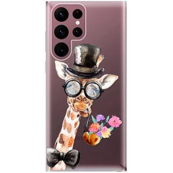 iSaprio Sir Giraffe pro Samsung Galaxy S22 Ultra 5G (sirgi-TPU3-S22U-5G)