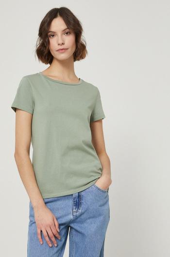 Bavlněné tričko Medicine zelená barva