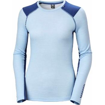 Helly Hansen W LIFA MERINO MIDWEIGHT CREW Dámské Merino triko, světle modrá, velikost XL