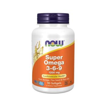 Super Omega 3-6-9 180 kaps. - NOW Foods
