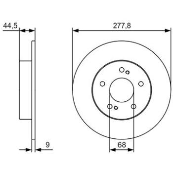 BOSCH Olejový filtr F 026 407 128 (F026407128)