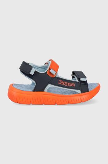 Dětské sandály Kappa oranžová barva