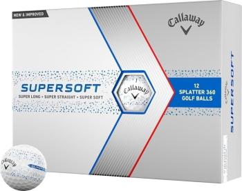 Callaway Supersoft 2023 Blue Splatter Golfové míčky