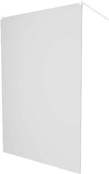 MEXEN/S KIOTO samostatně stojící sprchová zástěna 120 x 200 cm, dekor 8 mm, bílá 800-120-002-20-30
