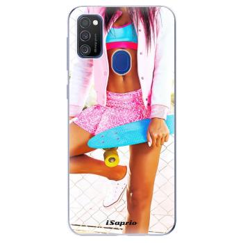 Odolné silikonové pouzdro iSaprio - Skate girl 01 - Samsung Galaxy M21