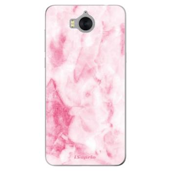 Odolné silikonové pouzdro iSaprio - RoseMarble 16 - Huawei Y5 2017 / Y6 2017