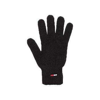 Tommy Hilfiger TJM FLAG GLOVES Pánské zimní rukavice, černá, velikost UNI
