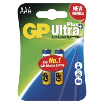 Baterie AAA (R03) alkalická GP Ultra Plus Alkaline  2ks