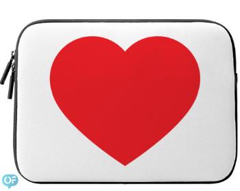 Neoprenový obal na notebook Jednoduché srdce