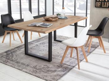 Jídelní stůl TABLES & BENCHES LIGHT CURVE-RECTANGLE – 180 × 90 × 76 cm