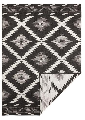 NORTHRUGS - Hanse Home koberce Kusový koberec Twin Supreme 103429 Malibu black creme - 160x230 cm Černá