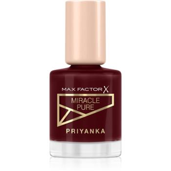 Max Factor x Priyanka Miracle Pure pečující lak na nehty odstín 380 Bold Rosewood 12 ml