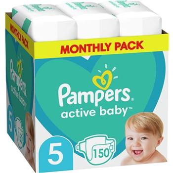 PAMPERS Active Baby vel. 5 (150 ks) (8001090910981)