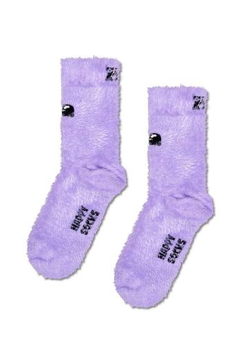 Dětské ponožky Happy Socks Kids Eye See You Sock fialová barva, P001444