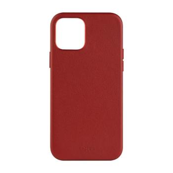 FIXED kožený zadní kryt MagLeather Apple iPhone 12/12 Pro, červený (FIXLM-558-RD)