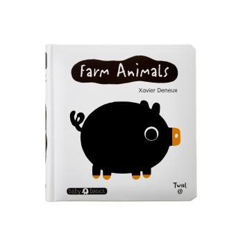 Zvířátka z farmy - kontrastní knížka