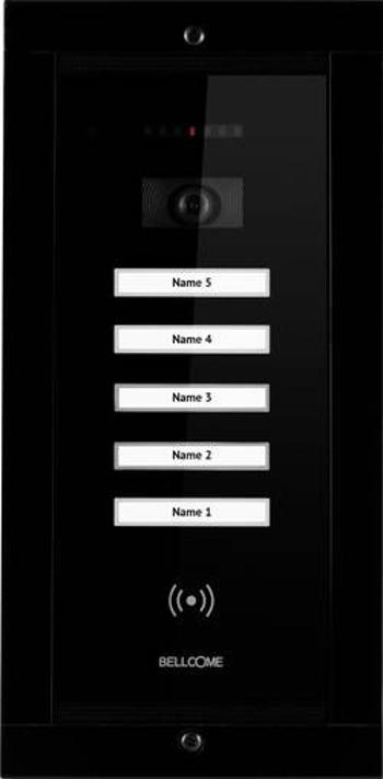 Kabelový domovní video telefon - venkovní jednotka Bellcome VPA.5FR02.BLB04, černá