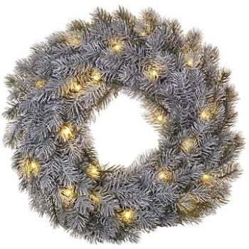 EMOS LED dekorace – adventní věnec, 40 cm, 2x AA, vnitřní, teplá bílá, časovač (DCTW15)