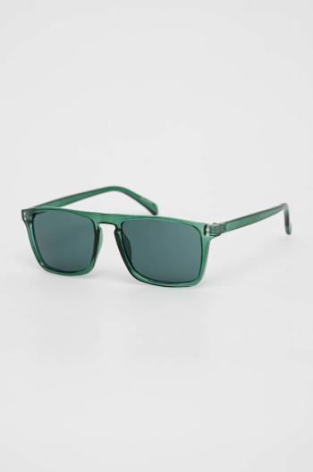 Sluneční brýle Aldo PIKEBLENNY pánské, zelená barva