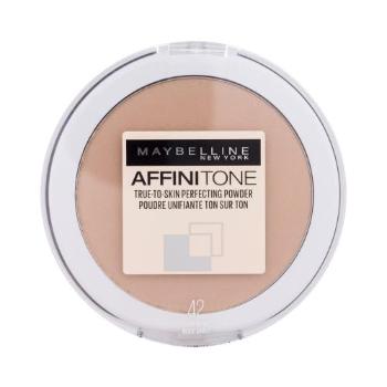 Maybelline Affinitone 9 g pudr pro ženy 42 Dark Beige