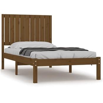 Rám postele medově hnědý masivní borovice 90 × 200 cm, 3104401 (3104401)