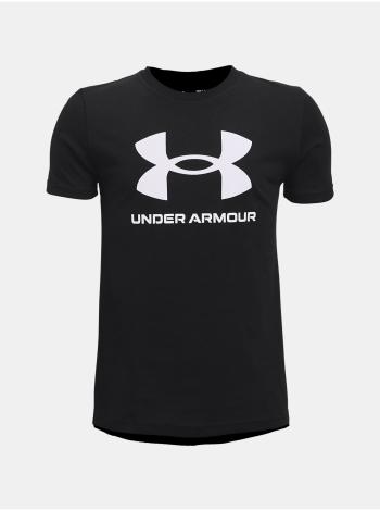 Tričko Under Armour Sportstyle Logo SS - Černá