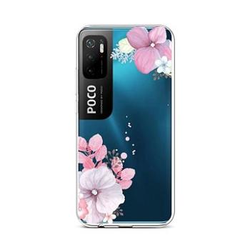TopQ Xiaomi Poco M3 Pro silikon Violet Blossom 59956 (Sun-59956)