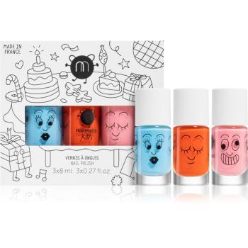 Nailmatic Kids sada laků na nehty Freezy, Dori, Cookie (pro děti)