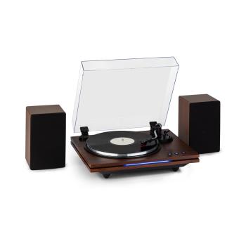 Auna TT-Play PLUS, gramofon, reproduktory, 20 W max., BT, 33/45, rpm