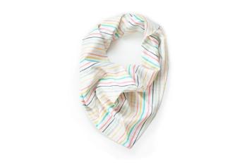 Bavlněný šátek Lines Scarf s možností výměny či vrácení do 30 dnů zdarma - 85x60x60