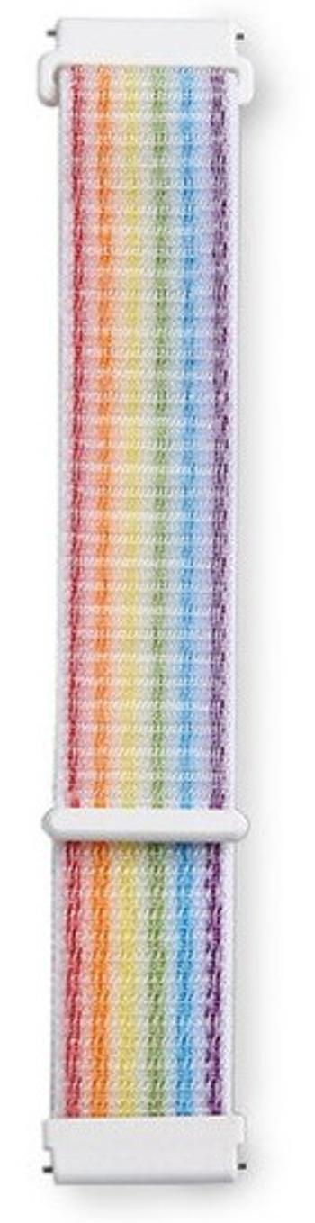 4wrist Provlékací řemínek pro Garmin 20 mm - Light Rainbow