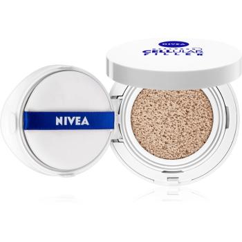 Nivea Hyaluron Cellular Filler Cushion make-up v houbičce 3 v 1 odstín 02 Medium 15 g