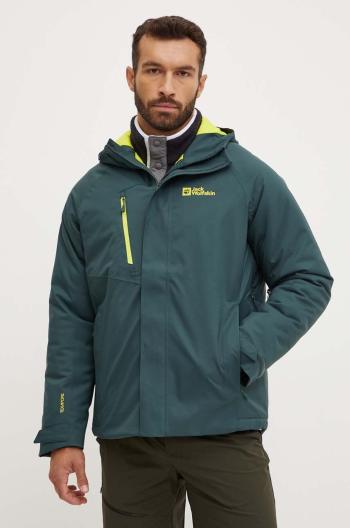 Outdoorová bunda Jack Wolfskin Troposphere zelená barva