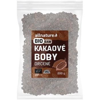 Allnature Kakaové boby drcené BIO RAW 200 g (10047 V)