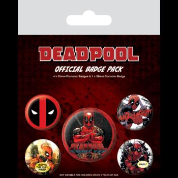 Set odznaků Deadpool