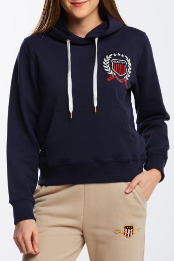 MIKINA GANT D1. CREST SWEAT HOODIE modrá XS