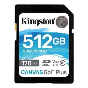 Kingston SDXC Class 10 512GB SDG3/512GB