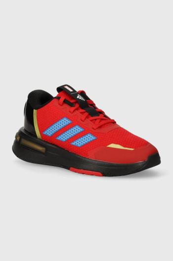 Dětské sneakers boty adidas MARVEL IRN Racer K červená barva