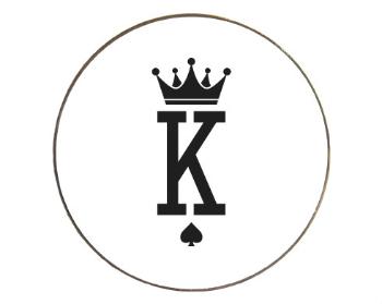 Magnet kulatý kov K as King