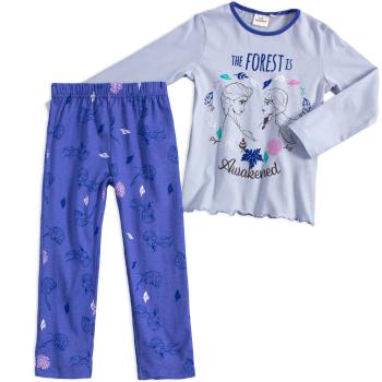 Dívčí pyžamo z BIO bavlny DISNEY FROZEN FOREST modré Velikost: 104